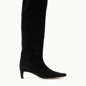 WALLY BOOT  BLACK SUEDE