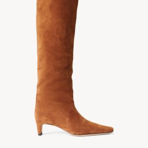 WALLY BOOT  TAN SUEDE