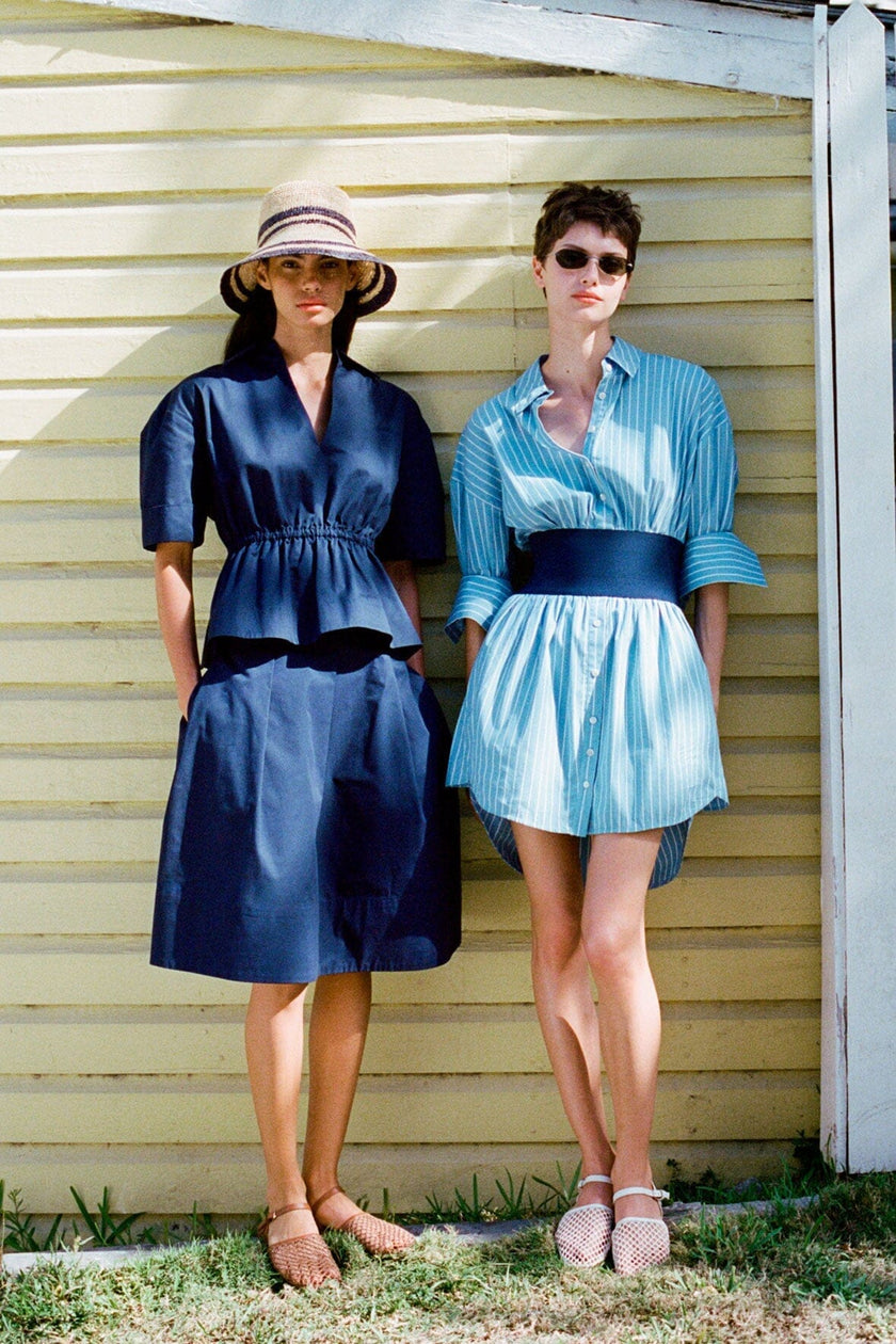 RITA BUCKET HAT NATURAL NAVY - Image 2