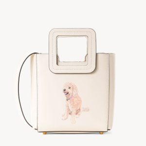 CUSTOM MINI SHIRLEY LEATHER BAG CREAM